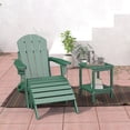 thumbnail image 5 of Pipopa Adirondack Outdoor Side Table,HDPE All Weather Double Layer Patio Side Table,Rectangular End Table for Garden Balcony Pool,Forest, 5 of 8