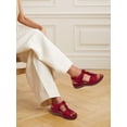 thumbnail image 3 of Sandalias con cuña SHIBEVER rojas para mujer talla 8, 3 of 6