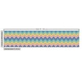 thumbnail image 3 of Ambesonne Abstract Fabric by the Yard Upholstery, Colorful Chevron Layout, 10 Yards, Multicolor, 3 of 5