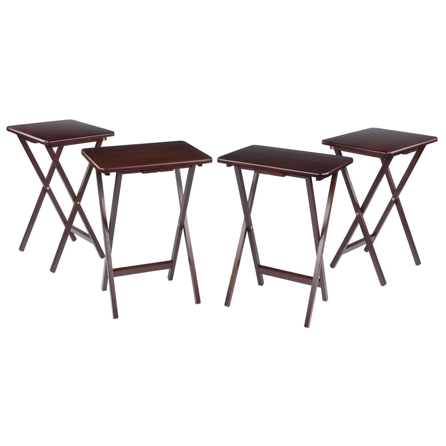 Winsome Alex Set of 4 Single Snack Tables