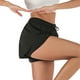 thumbnail image 4 of TFixol Pantalones cortos de verano para correr para mujer, cintura elástica con cuerda para la cintura, pantalones cortos, 4 of 8