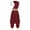 Burgundy, variant on YONGHS Womens Color Block Praise Liturgical Dancewear Sleeveless Irregular Hem Lyrical Dance Dress Burgundy L