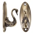 thumbnail image 1 of Par de ganchos de amarre para cortinas estilo cisne (bronce), 1 of 5