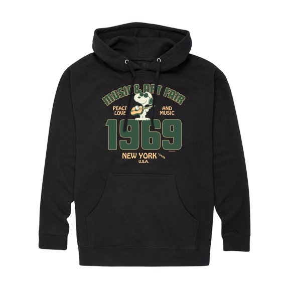 Peanuts - Snoopy Music and Art Fair 1969 - Men's Pullover Hoodie