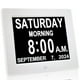 thumbnail image 1 of Reloj despertador digital JALL New 2024 con calendario digital de 8 pulgadas, 1 of 7