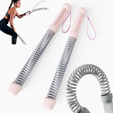 CHICCLO Ropeless Battle Ropes, 2 PCS Heavy Duty Fitness Rope for Home Gym & Strength Training(Pink)