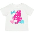 thumbnail image 3 of Inktastic Dinosaur Party-fourth Birthday Girls Toddler T-Shirt, 3 of 5
