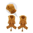 thumbnail image 4 of WHAMVOX Dog  Costumes Lion Shape Plush Coffee Costume 1Set, 4 of 8