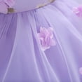 thumbnail image 5 of BULLPIANO Toddler Baby Girls Floal Lace Formal Tutu Dresses, Flower Girl Lace Tulle Wedding Party Ball Gown Dress 9M-3T, 5 of 6