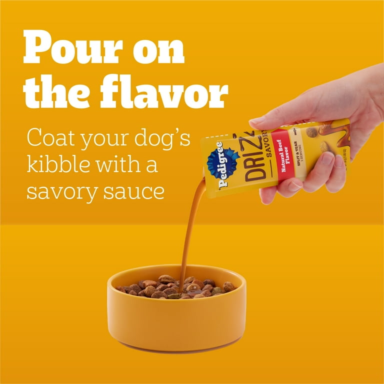 Pedigree Drizzlers Savory Sauce Multipack Wet Dog, 2.1 oz Twin