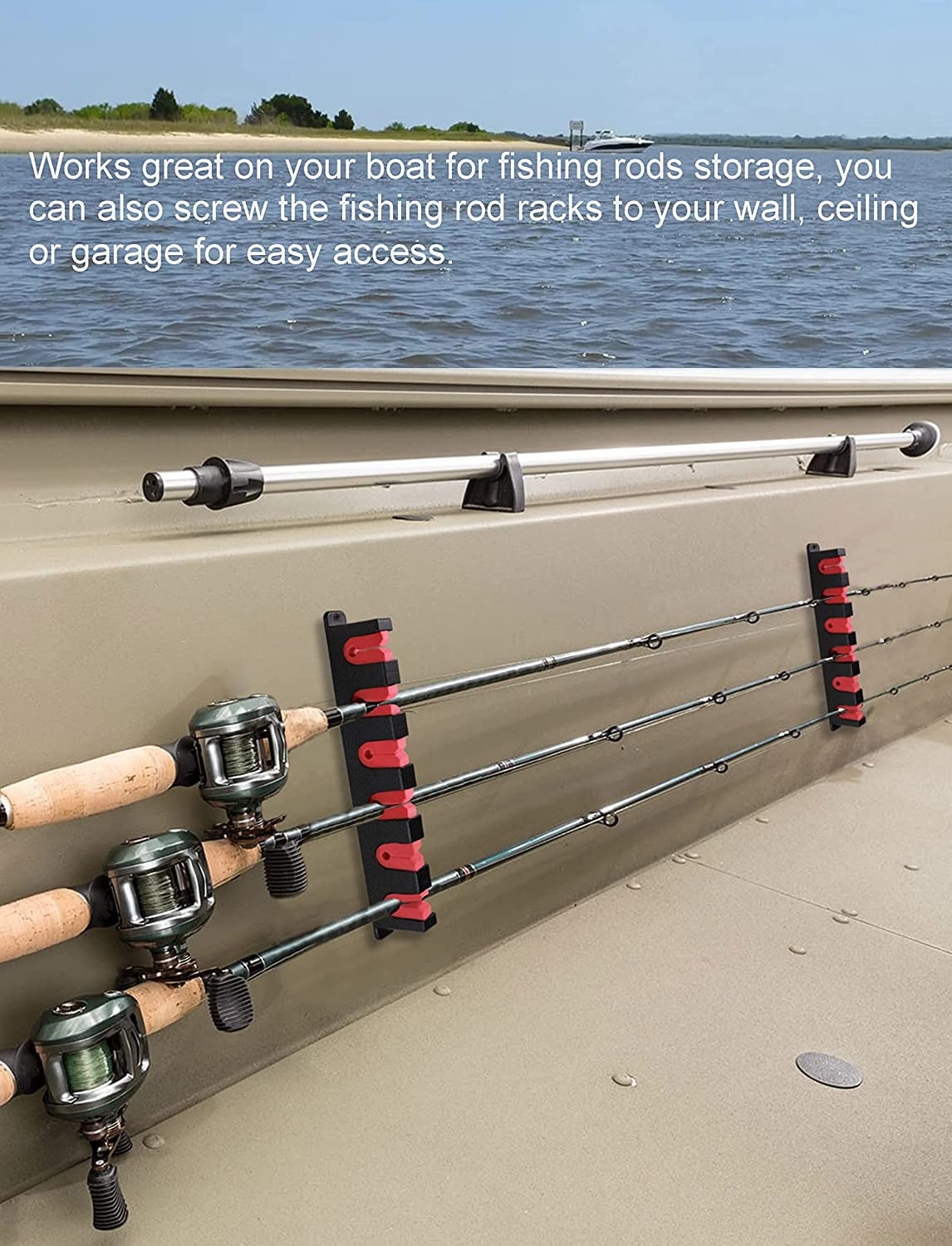 Storage Horizontal Fishing Rod Holders For Boats 6th Sense Fishing