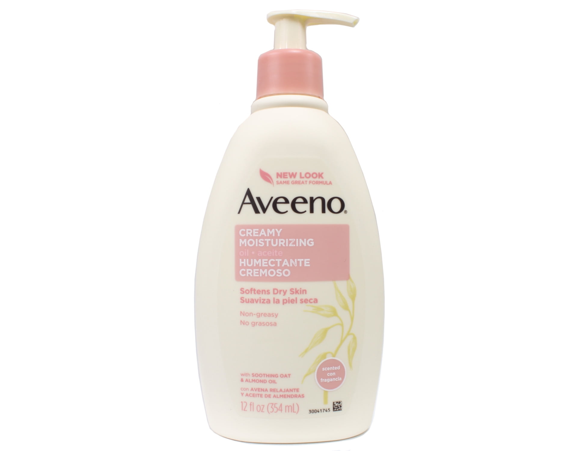 2 Pack AVEENO Active Naturals Creamy Moisturizing Oil 12 oz Each