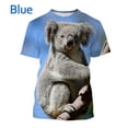 thumbnail image 4 of Camiseta con estampado 3D de animales y oso koala para hombre, camisetas con estampado de personalidad de Australia, camisetas unisex informales de manga corta para hombre, 4 of 5
