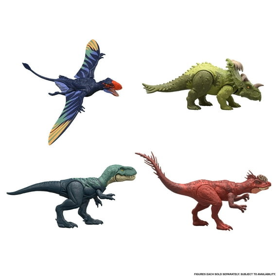 Jurassic World Strike Attack Postosuchus Dinosaur Figure, Action & Posable, Digital Play