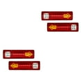 thumbnail image 2 of Baohd 2 Pcs/Ensemble Feux Arrière de Camion Remorque Multifonctionnels Faciles à Installer Haute Luminosité Fabriqués en ABS LED Barre de Feu Arrière de Camion 24v Couverture Rouge 2Ensemble, 2 of 6
