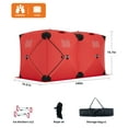 thumbnail image 2 of Garvee 4-6 Person Insulated Ice Fishing Tent Pop Up Portable 68 Sq Ft with PVC Windows, 2 of 5