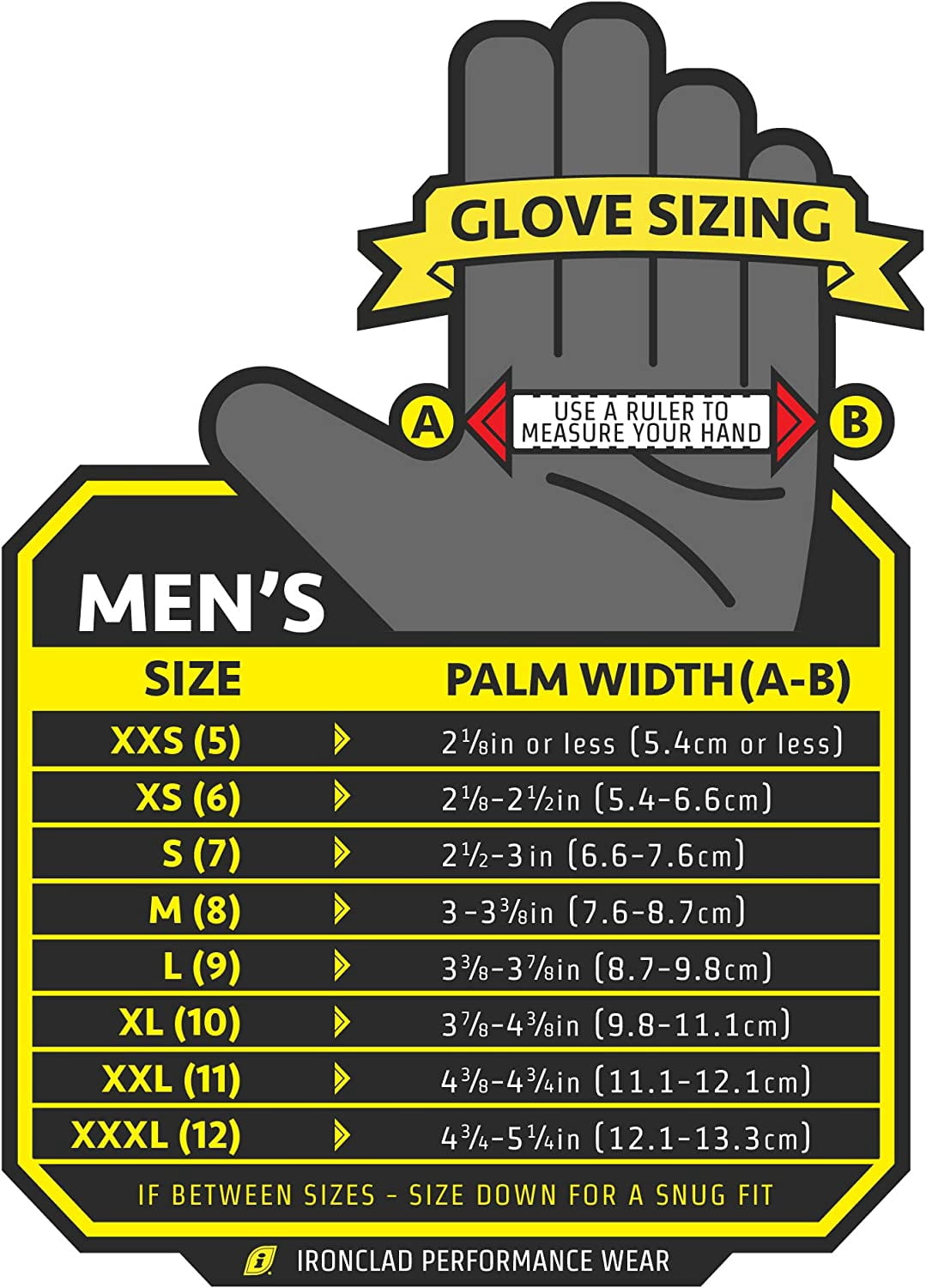 Ironclad Men's Work Gloves EXO Hi Viz Impact Yellow Safety Work Gloves, Large