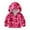Hot Pink, variant on Odeerbi Kids Boys Winter Coat Dinosaur Printed Jacket Warm Outerwear Overcoat Fashion Casual Long Sleeve Hooded Jacket Sky Blue