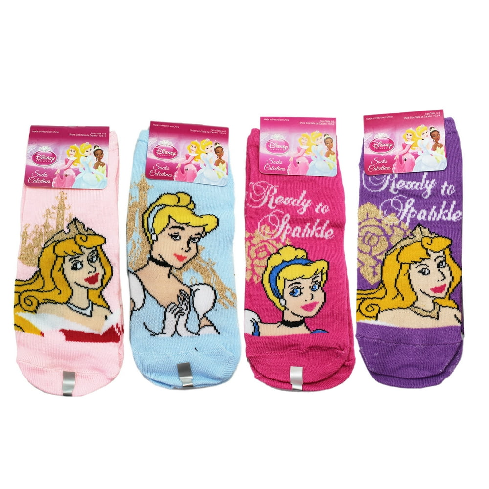 Princess Disney Assorted Character/Color/Design Kids Socks (Size 68