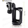 thumbnail image 2 of NOGIS Stroller Drink Holders, Bike Cup Holder, 360 Degree Rotatable Cup Holder for Stroller, Bike, Wheelchair, Walker, Scooter, Universal Cup Holder for Uppababy Strollers, 2 of 7