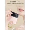 thumbnail image 6 of case for Samsung Galaxy Z Flip 3 Case, Galaxy Z Flip 3 Case with Ring and Capacitance Pen Protective Cover for Samsung Galaxy Z Flip 3 5G, Crystal, 6 of 14