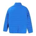 thumbnail image 5 of BODOAO Women's Quilted Down Jacket Trendy Long Lightweight Padded Coats Cute Warm Outerwear Fall Winter Fashion Clothes Zip-Up Stand-Collar Winter Coat Sky Blue L, 5 of 8