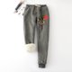 thumbnail image 2 of Leggings Navideños Para Mujer Leggings Con Forro Polar Moda Casual Impreso Span Cintura Alta Mantener Caliente Pantalones de Cuerpo Entero Odeerbi  ODB196906, 2 of 6
