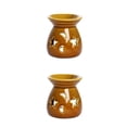 thumbnail image 2 of Matsuzay Quemador de aceite de cerámica para fragancia: llene el hogar con aromas aromáticos Llene la habitación con horno de fragancia para horno a amarillo 2Conjunto, 2 of 6