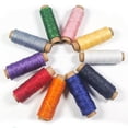 thumbnail image 6 of WINDLAND Waxed Thread for Sewing Crafting 50m 150D Flat Waxed Cord Hand Stitching, 6 of 21