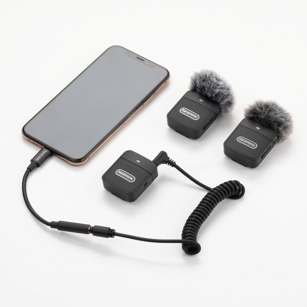 Saramonic Blink100B2 2 Person Micro Clip Wireless Mic System for Camera & Mobile