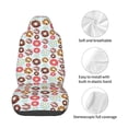 thumbnail image 4 of Balery Colorful Donuts Funda de Asiento para Auto con Diseño - Cubierta Frontal Suave y Transpirable con Protector Antideslizante- 1 Unidad, 4 of 5