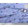 thumbnail image 2 of Soimoi Tissu Popeline de Coton Imprimé Floral, Papillon & Libellule par Yard 56 Pouces de Large, 2 of 3