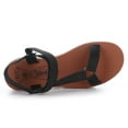 thumbnail image 3 of Fly London Womens Yefa Leather Textile Sandals, 3 of 4