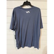 RVCA Men's Blue Icon Short Sleeve Tee XX-Large NWT