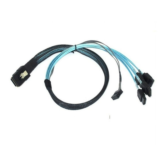 Mini SAS SFF-8087 36 Pin to 4 X 7 Pin SATA - 0.5 Meter