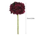 thumbnail image 3 of Flores artificiales, flores falsas, flores de imitación, juego de regalo para mujer, flores de imitación, decoración del hogar, boda, flores de mano, pared, flores artificiales, rosas pegadas, 3 of 4