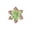 Green, variant on Tuscom 10.6 Inch Large Metal Daisy Wall Art Green Iron Flower Hanging Decor 3D Outdoor Garden Fence Decoration with Hook for Courtyard Patio
