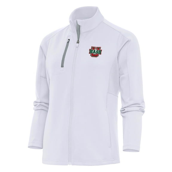 Women's Antigua White WashU Generation Full-Zip Jacket