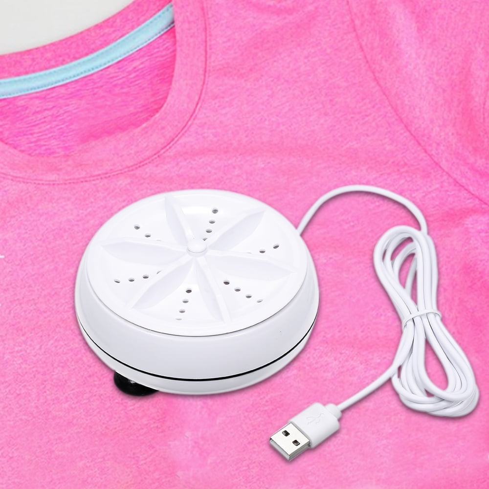 Washer 3in1 Mini Washing Machine Portable Personal Rotating Turbine Washer Adjustable with USB Cable Convenient for Travel Home Business Trip A