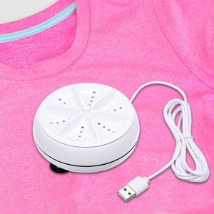 Lave-linge 3in1 Mini laveuse Laveur de turbine rotatif personnel portable réglable avec USB Cable pratique pour voyager à la maison Voyage d'affaires A