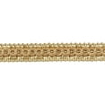 thumbnail image 1 of 1/2" (1cm) Basic solid Collection Scroll Gimp Braid Trim (Style# 0050SG), Golden Brown Beige #A4 (Golden Brown Beige) Sold By The Yard (36"/3 ft/0.9m), 1 of 1