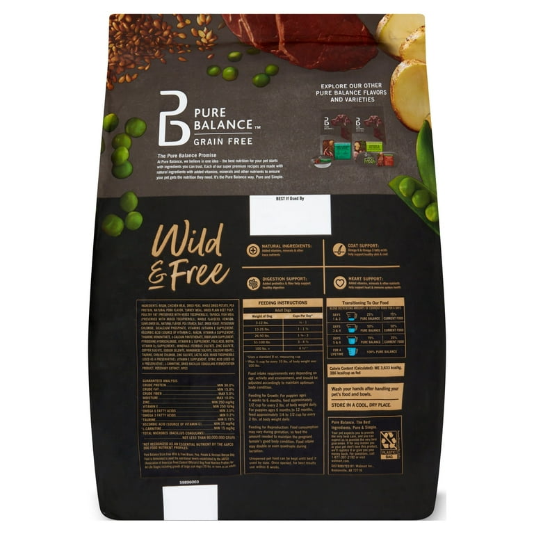 Walmart pure balance dog food shop salmon