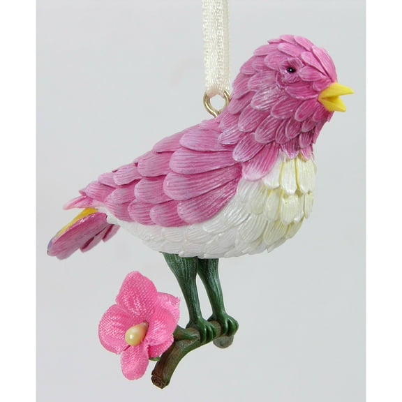 Flower Bird Christmas Tree Ornament