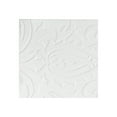 thumbnail image 1 of FASÄDE Easy Installation Nettle Gloss White Wall Panel Sample (12" X 12" Sample), 1 of 1