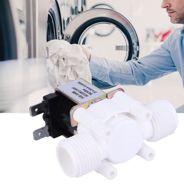 Válvula Solenoide NC, Válvula De Control De Entrada De Agua Eléctrica G1 / 2 Roscas De Precisión, Válvula Guiada Unidireccional, DC24V / AC220-240V, De Cuotas A Corto Plazo