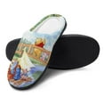 thumbnail image 4 of Men Winnie The Pooh Slippers Non-Slip Fuzzy House Slippers Warm Soft Plush Winter House Shoes Indoor Outdoor Slip-On Shoes, 4 of 7