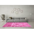thumbnail image 3 of Ahgly Company Indoor Square Abstract Pink Modern Area Rugs, 6' Square, 3 of 4