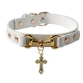 thumbnail image 3 of AuroraX Soft Nylon Dog Collar with Bow Comfortable Puppy Collar Safety Buckle Adjustable Lightweight Durable Easy-Care Fashion Pet Accessories for Dogs, 3 of 7