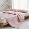 thumbnail image 4 of Rewenti Protège-Matelas Uni en Polyester Antidérapant, Protection de Maison, Housse de Matelas Lavable, Convient aux Dortoirs d'Étudiants, 4 of 6