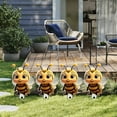 thumbnail image 5 of Bee Garden Decorative Stake - Weatherproof Outdoor Yard Ornament for Patio Lawn & Courtyard Decor​​(B), 5 of 5